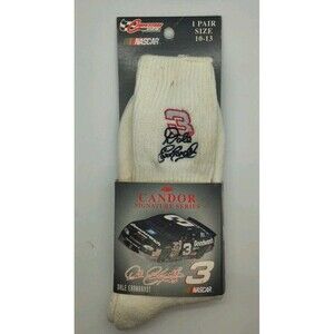 Vintage 1997 Dale Earnhardt 3x Socks NASCAR Size 10-13